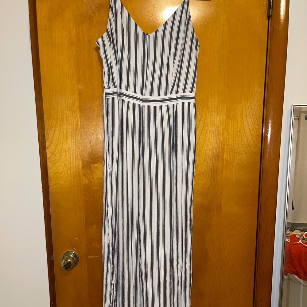 Striped American Eagle Jumpsuit Large